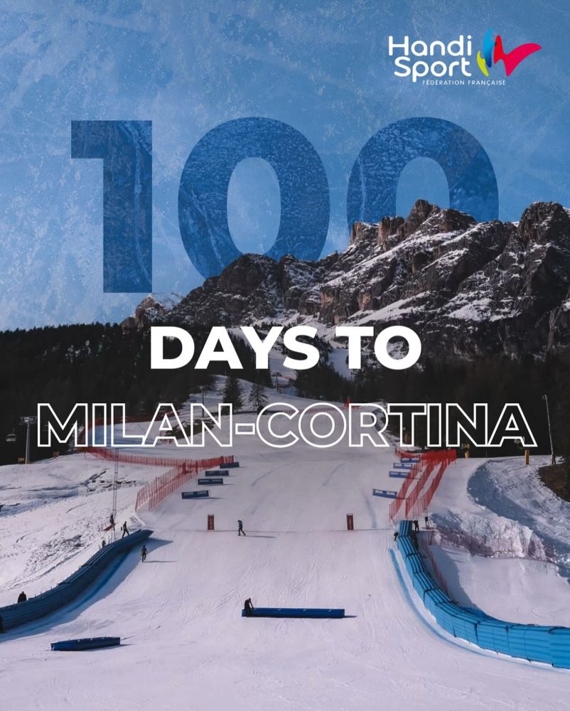 ❄️ J-100 avant les Jeux Olympiques de Milan-Cortina 2026 ❄️
 
Le compte à rebours est lancé ! 🔥
 
Tandis que les Jeux Olympiques approchent, nos skieurs et snowboarders handisport entrent dans la dernière ligne droite avant leur grand rendez-vous : les Jeux Paralympiques d’hiver, dans 128 jours 🇫🇷💪
 
Cap sur Milan-Cortina et sur de nouvelles émotions bleues 🤍💙❤️