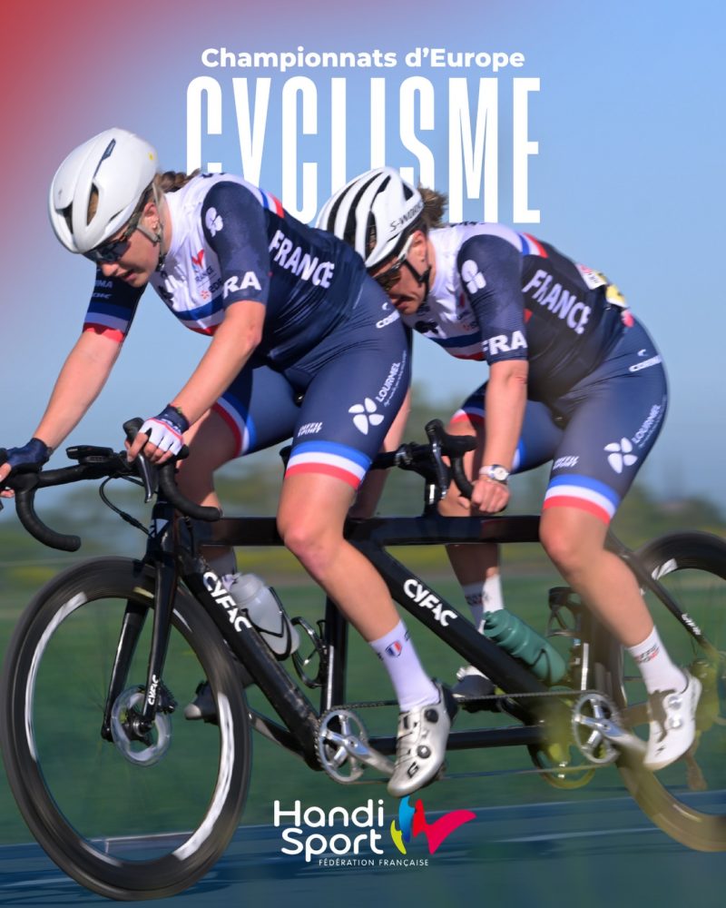🇫🇷🚴‍♀️🚴‍♂️ Les Bleus sont prêts !
 
Aujourd’hui marquent les premières courses des Championnats d’Europe de para cyclisme sur route 2026. Une délégation tricolore ambitieuse est engagée pour porter haut les couleurs de la France sur les routes européennes. 💙🤍❤️
 
Athlètes, entraîneurs, mécanicien : toute l’équipe est mobilisée pour cette grande échéance continentale.
 
Allez les Bleus ! 🔥🇫🇷