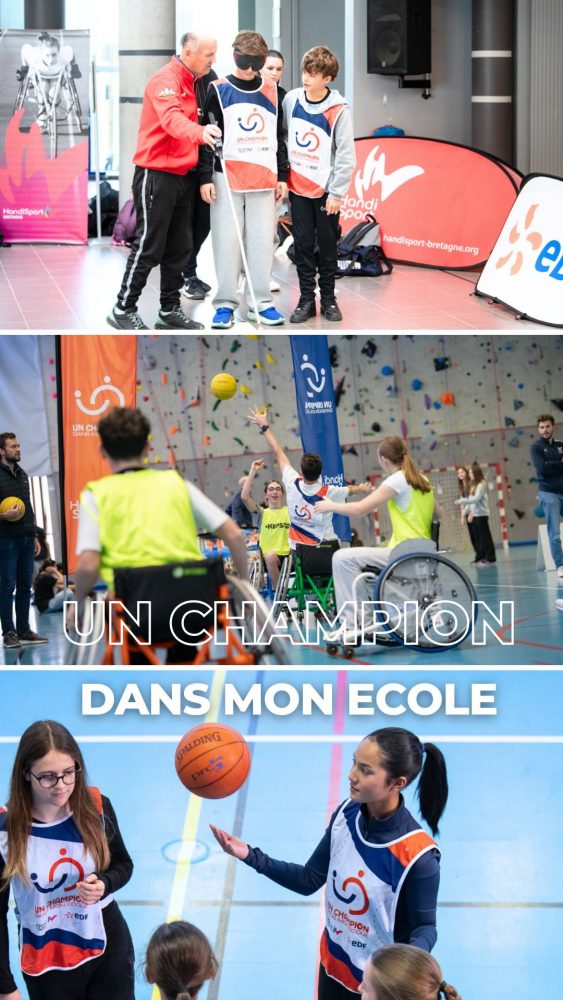 Retour en images sur la dernière étape du programme Un Champion Dans Mon École avec @edfsport ! 🔥 

Une journée riche en échanges, découvertes des disciplines handisport et discussions avec nos athlètes @antoinepraud @heidigaugain et @hugo_.n pour les élèves du lycée de @cessonsevigne. 

A bientôt pour une nouvelle étape 👋