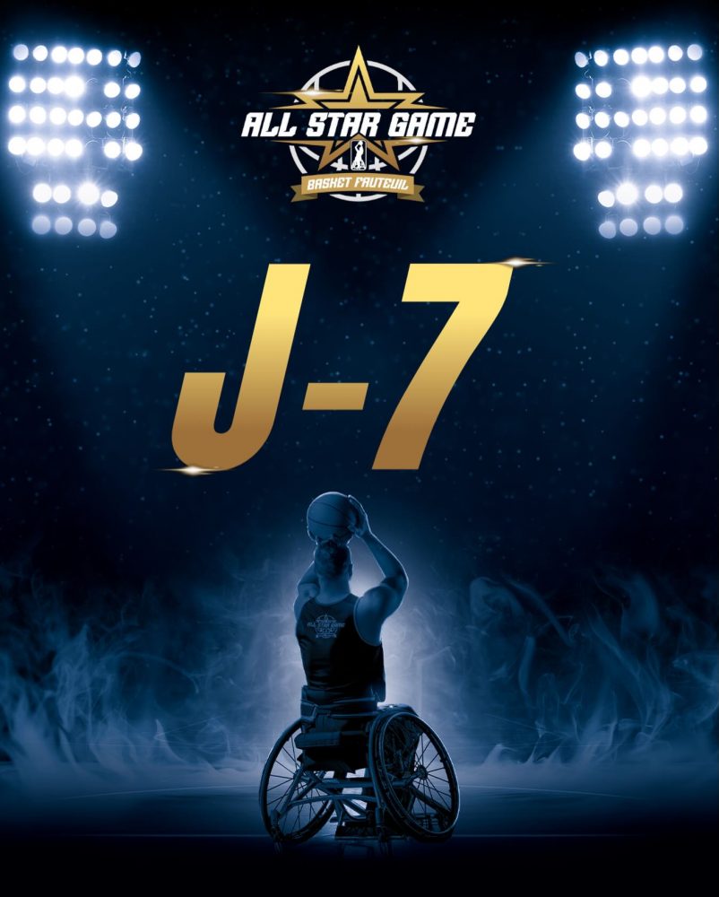 ⭐ J-7 avant le All Star Game Basket Fauteuil 2025 !
Le compte à rebours est lancé… et l’arène du Prisme de Bobigny s’apprête à vibrer comme jamais 🔥
 
Le samedi 6 décembre, les meilleurs joueurs français et internationaux se retrouveront pour LE rendez-vous spectaculaire de fin d’année :
🇫🇷 Équipe de France vs Team Monde 🌍
Un show unique, inspiré des grands événements américains, revisité à la sauce handisport !
 
✨ Au programme :
• Tournois 3×3 féminin & U23
• Concours à 3 points
• Skills challenge
• Animations, surprises & ambiance garantie
• Et bien sûr… le Match des Étoiles ⭐🔥
 
🎟 Il reste des places ! Lien de la billetterie en bio.