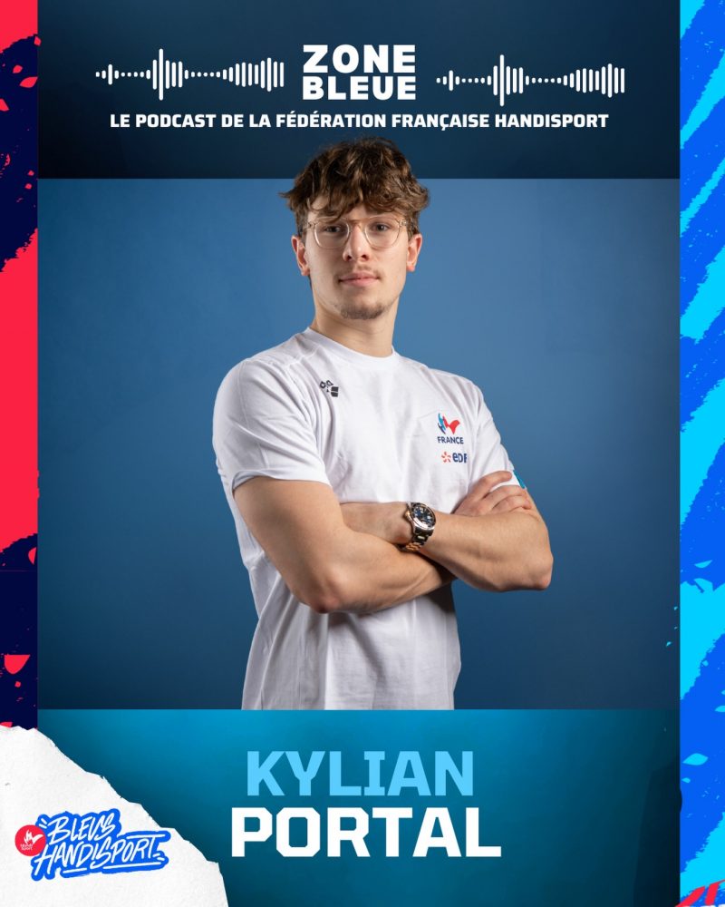 🎙️ Le podcast Zone Bleue est de retour pour une saison 3 ! 🔵
 
Pour ce premier épisode, partez à la rencontre de Kylian Portal 🇫🇷, nageur de l’équipe de France, médaillé de bronze aux Jeux paralympiques de Paris 2024 et double champion du monde 2025 🌍
 
Il nous raconte son parcours, ses débuts dans la natation, l’influence de son frère Alex, mais aussi son quotidien de sportif de haut niveau et ses ambitions pour Los Angeles 2028 ✨
 
Un épisode inspirant sur la performance, la résilience et les rêves d’or.
 
🎧 À écouter dans le lien en bio.