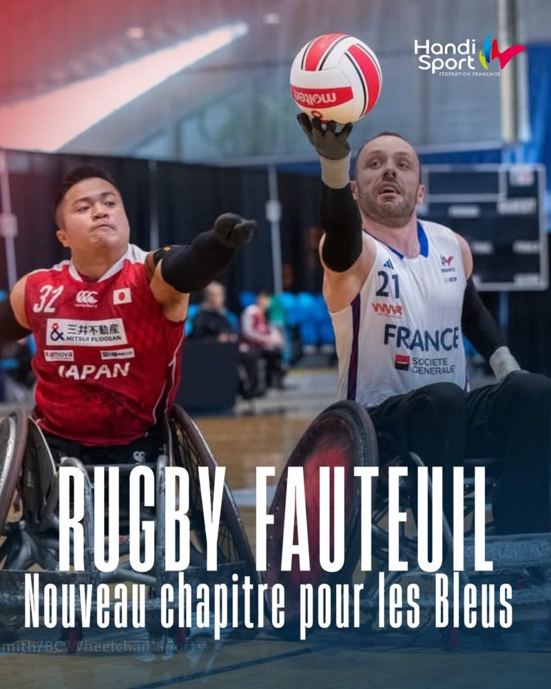 🇫🇷 LE MONDIAL COMMENCE CE SOIR ! 🔥
 
Nouveaux visages, nouvelles ambitions, même maillot.
 
Deux ans après les Jeux Paralympiques de Paris 2024, les Bleus retrouvent le très haut niveau international à São Paulo 🇧🇷 pour le Championnat du monde de rugby fauteuil.
 
Un groupe renouvelé, une identité à affirmer et une envie : montrer jusqu’où cette nouvelle équipe de France peut aller.
 
Premier rendez-vous ce soir 👇
France 🆚 Danemark à 22h00 (heure française)
 
Tous derrière les Bleus ! 🔥

©️ Kevin Bogetti Smith