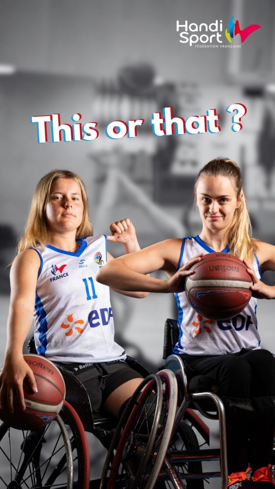 Qui sont Maud Pruvost et Lisa Clary-Galibert, deux joueuses de l’équipe de France féminine de basket fauteuil ? 👀🇫🇷

On vous propose de faire un peu plus leur connaissance avant qu’elles entament leur Tournoi de Qualification au Championnat du Monde à partir du 5 juin !