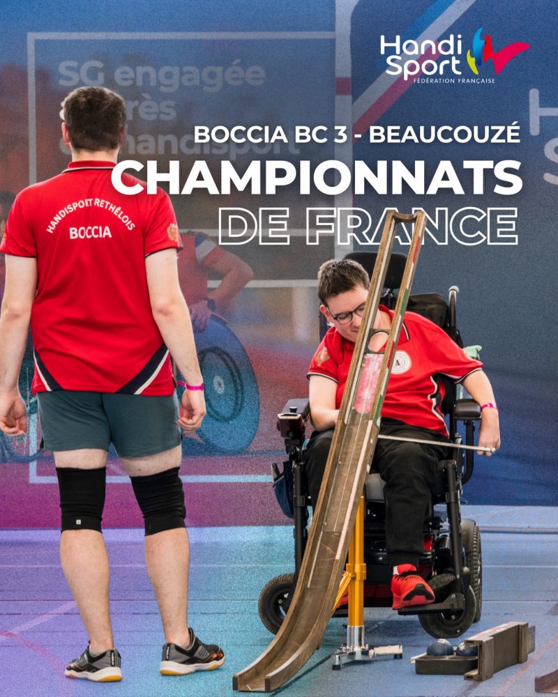 🏆 Championnats de France Boccia BC3 🇫🇷
 
RDV du 28 février au 1er mars à Beaucouzé, à la Salle Sport’Co (5 Chemin de la Houssaye) à Beaucouzé. Le samedi, de 8h30 à 19h30, les joueurs et joueuses disputeront la phase de poules avant les phases finales prévues le dimanche de 8h30 à 16h.
 
Pendant deux jours, les meilleurs athlètes français de la catégorie BC3 s’affronteront pour décrocher un titre national. Stratégie, précision et intensité seront au rendez-vous.
 
Venez nombreux encourager les compétiteurs !