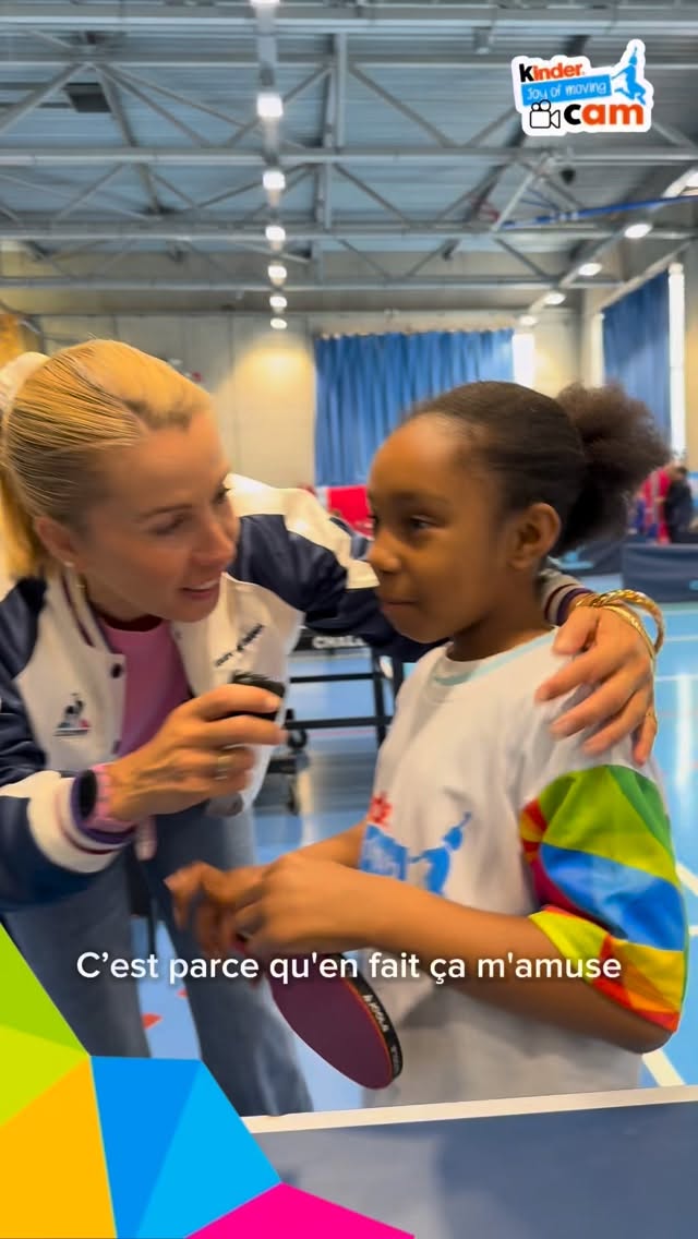 🏓⚡ Cécile Hernandez a lancé un défi à nos jeunes pongistes du Nord de la France pendant les JNAH 2026.
 
Mais elle a surtout une mission : découvrir ce qui les fait vibrer dans leur sport 💙

Qui sortira vainqueur de ce défi @kinderjoyofmoving ? 👀