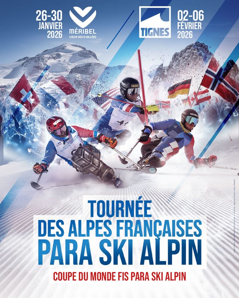 🚨 Elle revient !
La Tournée des Alpes Françaises s’annonce déjà comme l’un des grands rendez-vous de la saison ❄️
 
📅 26 janvier → 6 février 2026
📍 Méribel & Tignes
 
Deux semaines de compétition intenses s’annoncent avec plus de 90 athlètes internationaux prêts à dévaler les pistes 🏁 Ces dernières étapes Coupes du Monde avant les Jeux Paralympiques de Milan-Cortina 2026 constituent également un RDV décisif avec la remise des globes de cristal, symboles des titres mondiaux de la saison.
 
🇫🇷 L’équipe de France, menée par Arthur Bauchet, Lou Braz-Dagand, Oscar Burnham et Victor Pierrel est prête à briller à domicile ! 💪