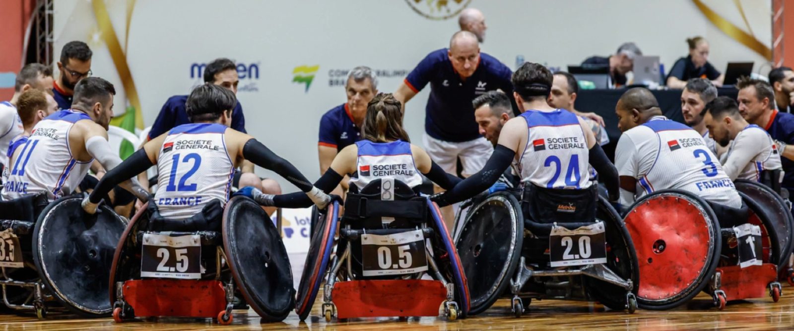 MONDIAL DE RUGBY FAUTEUIL :  UNE CINQUIÈME PLACE ET DES BLEUS QUI VOIENT PLUS HAUT 